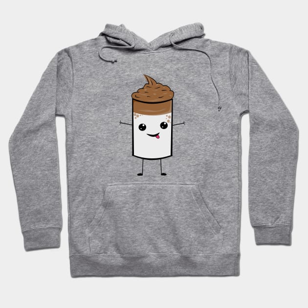 Cute Kawaii Dalgona Coffee Hoodie by KawaiinDoodle